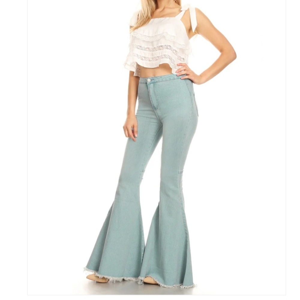 ANNA-Kaci Bell Buttom Jeans for Women